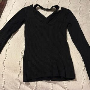 Loop neck sweater